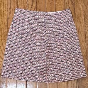 Babaton Multicolor Tweed Mini Skirt